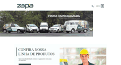 Desktop Screenshot of comerciozapa.com.br